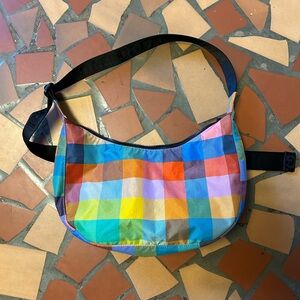 BAGGU medium crescent madras UO exclusive